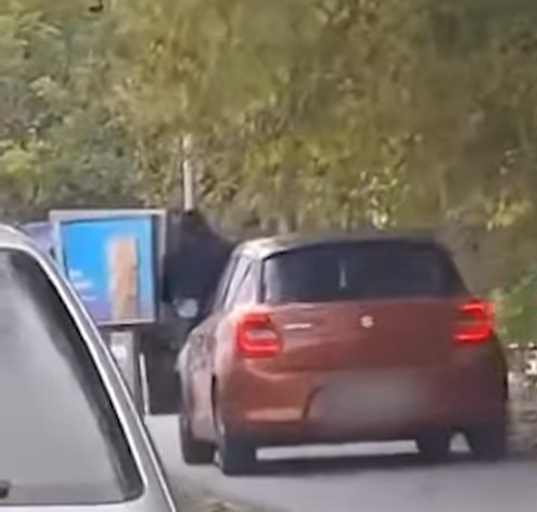 (ВИДЕО) Полицијата го пронајде човекот кој возеше по велосипедска патека