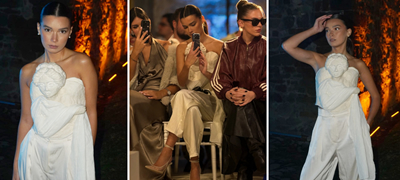 Македонка издоминира на Shtip Fashion Days во креација со скулптура: „Тешка е за облекување, но се чувствував моќно“