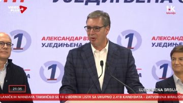 ВУЧИЌ ГО ПРИЗНА ПОРАЗОТ: Студентите освоија 2,2 милиони гласови, СНС оди во опозиција со околу 105 пратеници