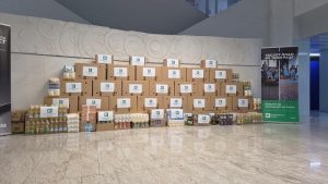 Комерцијална банка донираше над 70 пакети со храна за социјално ранливите граѓани