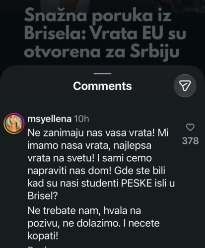 Каде бевте кога студентите пешки одеа во Брисел?
