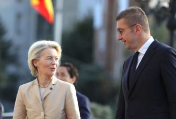УРСУЛА ФОН ДЕР ЛАЈЕН ВО СКОПЈЕ: Средба и работни разговори со премиерот Мицкоски