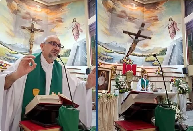 Свештеник загина откако врз него падна огромно распетие за време на миса (ВОЗНЕМИРУВАЧКО ВИДЕО)