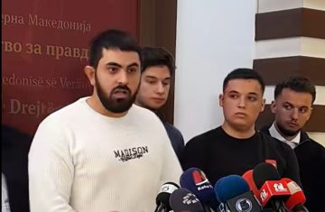 ИЛИ ЦЕЛ ИСПИТ НА АЛБАНСКИ ИЛИ ИЗЛЕГУВАМЕ НА УЛИЦА: Студентите го одбија предлогот на Шасивари за правосудниот