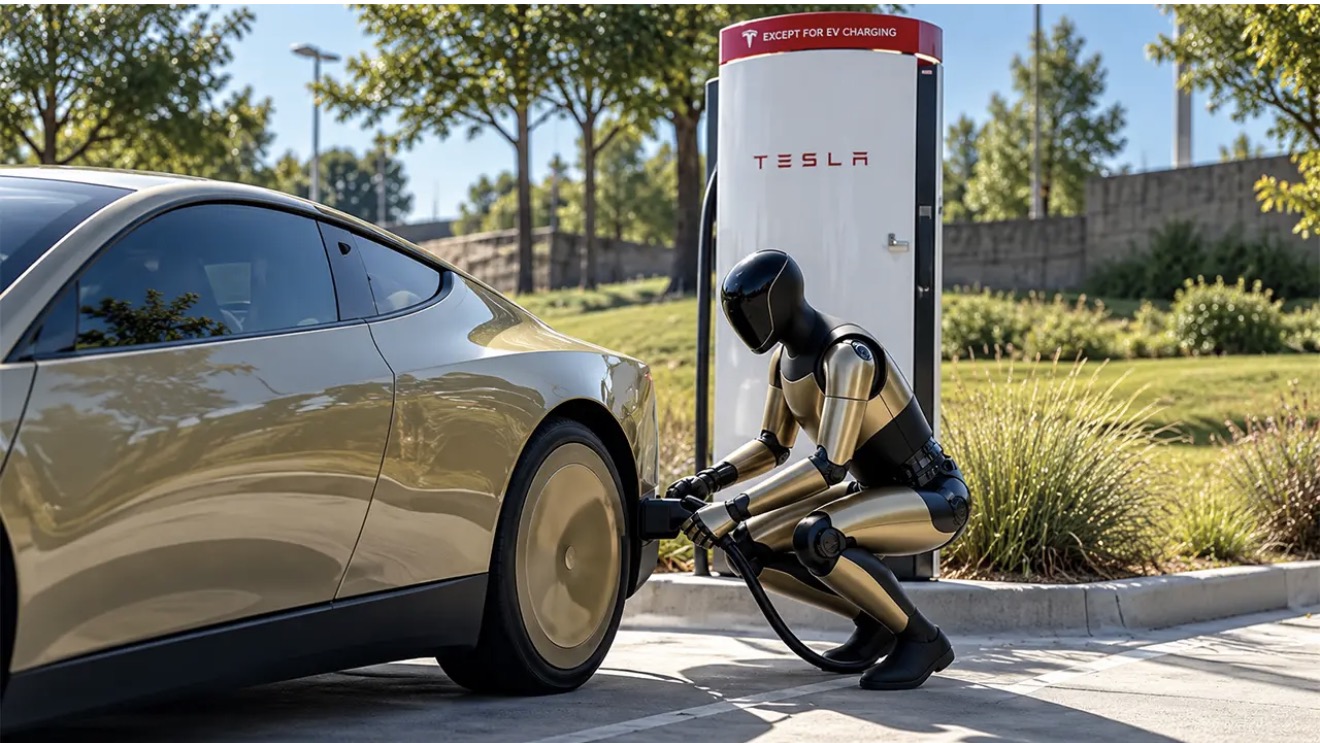 Роботот Optimus на Tesla доби нова работа: ќе ги полни роботаксите Cybercab