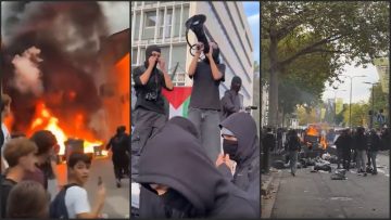ХАОС НА УЧЕНИЧКИТЕ ПРОТЕСТИ: Директор погоден со пиротехника во главата во Франција