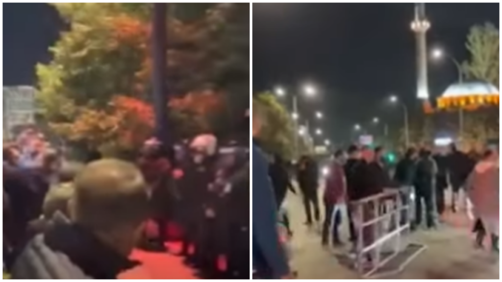 Ескалација во Приштина: Демонстранти се обидоа да го блокираат косовското Собрание