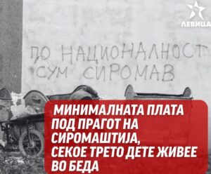 Левица: Мицкоски тврди дека економијата е „многу, многу постабилна“, а секое трето дете живее во сиромаштија