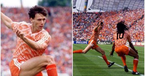 ВИДЕО: Фудбалер изведе „реплика“ на славниот гол на Ван Бастен од 1988 година!