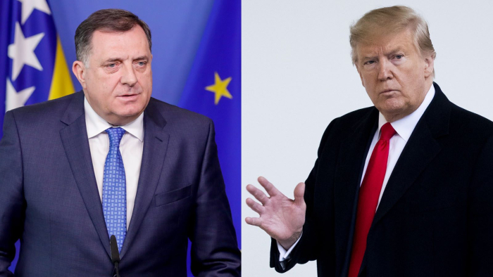 Советници на Трамп работеле за Додик, Трамп вели: Ако има судир на интереси, веднаш ќе ги отпуштам
