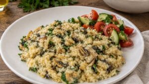 (Рецепт) РИЗОТО СО ПЕЧУРКИ И СПАНАЌ: Лесен и вкусен ручек