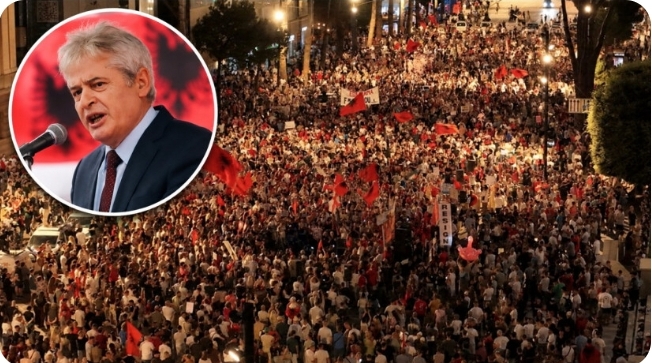 Албанија што гори е Албанија на сите нас“ – Ахмети загрижен по насилствата и протестите
