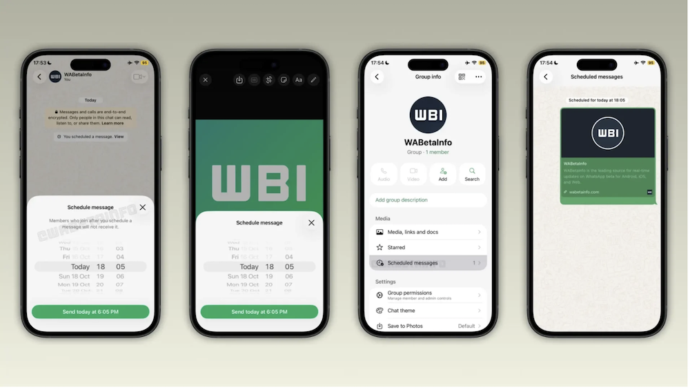 WhatsApp ја добива функцијата за закажување пораки