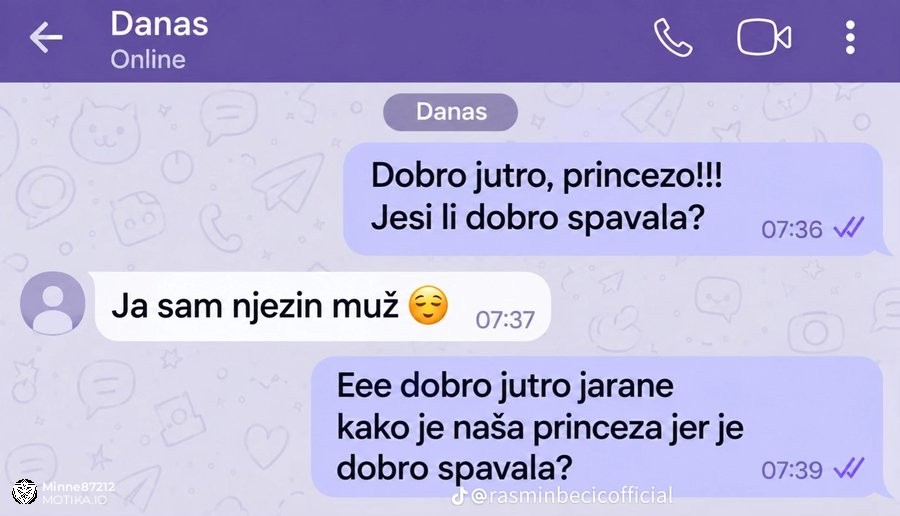 Кога ќе ти пише маж ѝ, ама ти си воспитан човек