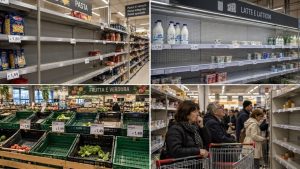Криза со храна во Европа: Празни полици во маркетите, блокирани испораки и милионски загуби