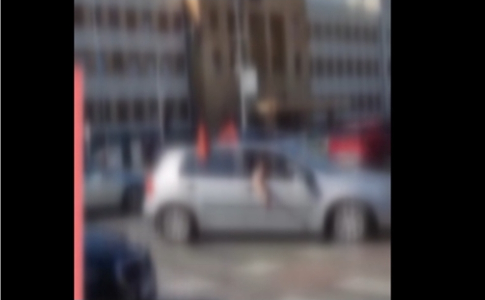 (ВИДЕО) Санкциониран возачот кој со „голф“ го попречуваше сообраќајот во центарот на Скопје