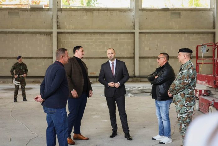 МИСАЈЛОВСКИ: Нова спортска сала во Воената академија „Генерал Михаило Апостолски“ за посовремена обука и посилна Армија