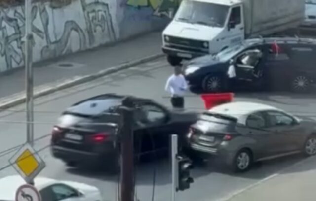 Фатен возачот кој вееше албанско знаме на улица и блокираше сообраќај во Скопје
