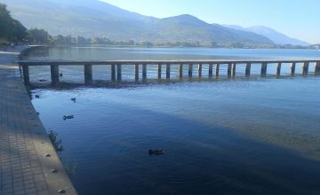 Водостојот на Охридско Езеро 4 сантиметри над месечниот просек