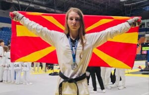 Сребро за Ведрана Тунески, нов успех за таеквондото во Македонија