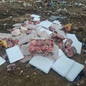 Уништени  470 килограми замрзнати ќебапи, плескавици и внатрешни органи