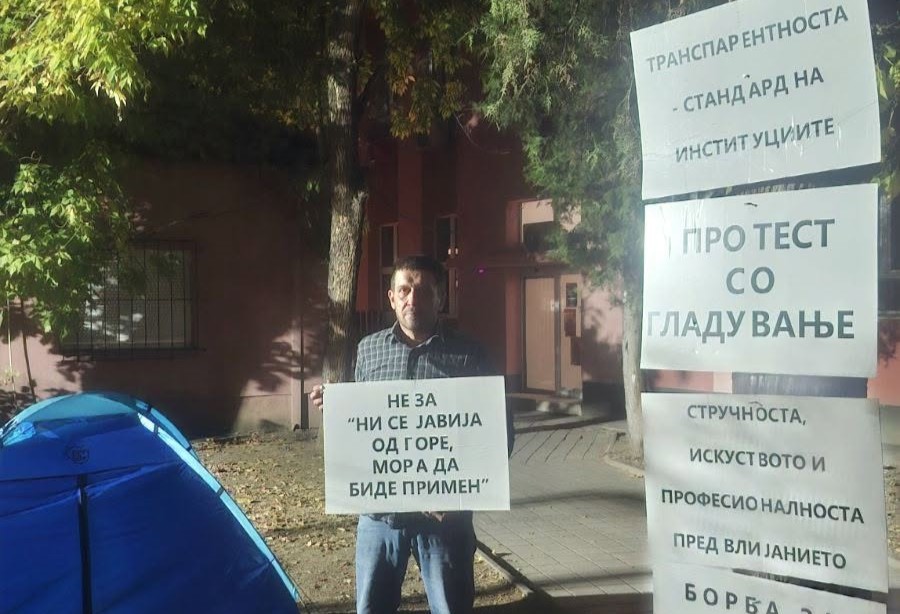 Докторот Василевски го прекина штрајкот со глад: Разговарав со деканот и сфатив дека како Дон Кихот се борам со ветерници