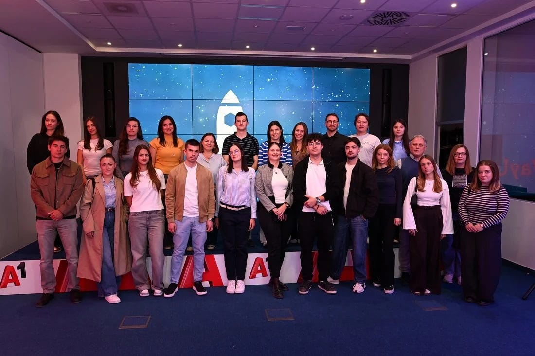 А1 WayUp 2026: 14 практиканти стекнуваат прво платено професионално искуство во А1 Македонија