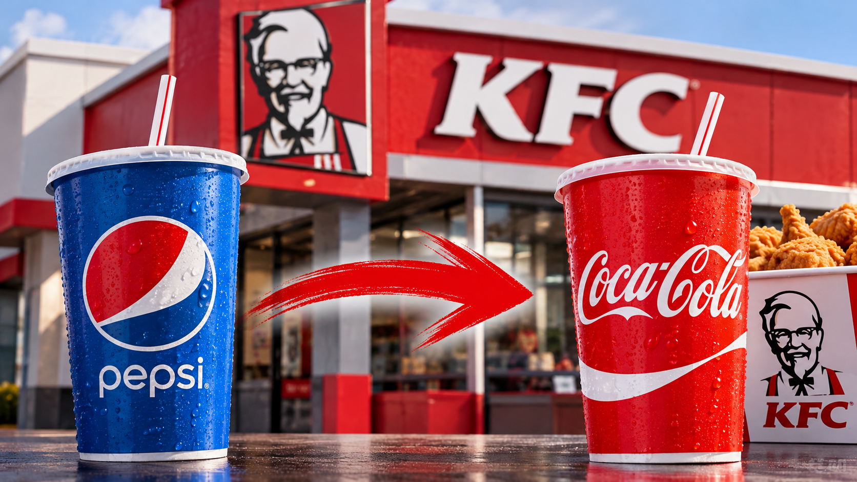 KFC по 40 години ја раскинува соработката со Пепси: Кока-Кола го презема местото на големиот конкурент