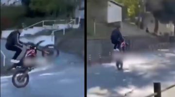 (ВИДЕО) МАЛОЛЕТНИК ВОЗЕЛ МОТОР НА ЕДНО ТРКАЛО НИЗ ШТИП: Полицијата го пронајде и го казни