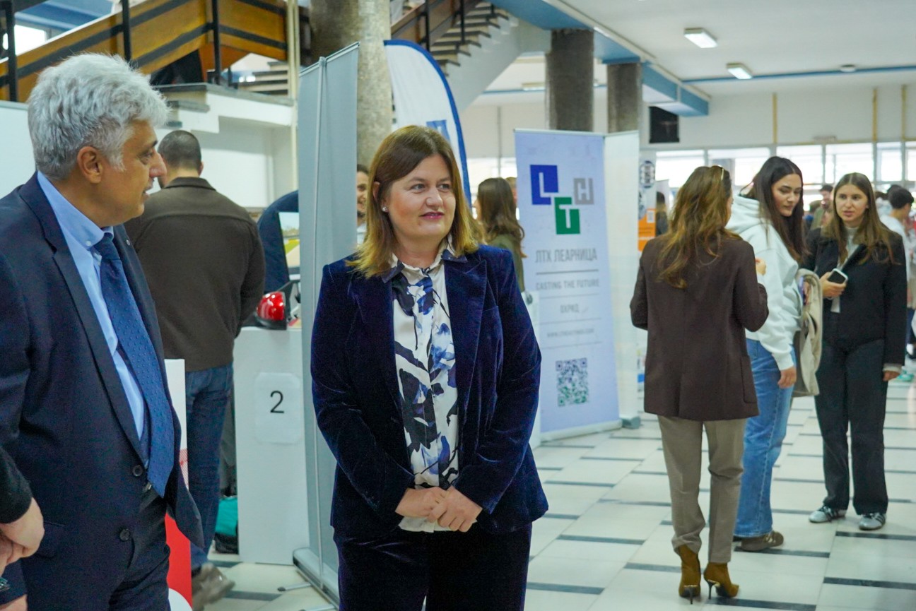 БОЖИНОВСКА НА TECHMECH 2026: ЗЕЛЕНАТА ТРАНЗИЦИЈА ОТВОРА НОВИ МОЖНОСТИ ЗА МЛАДИТЕ ИНЖЕНЕРИ