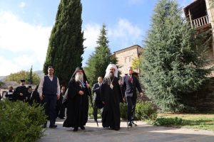 Бугарскиот патријарх во првата посета на Света Гора