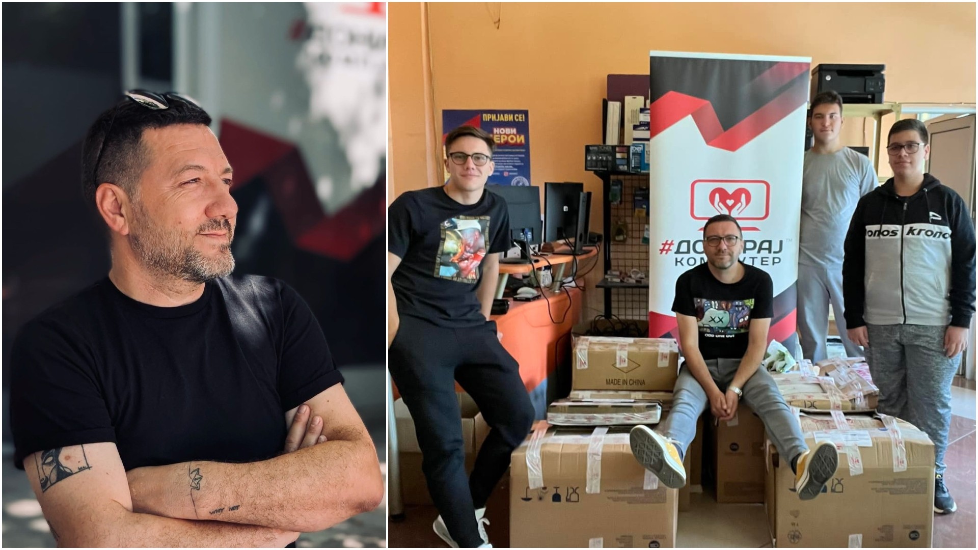 Голем успех за „Донирај компјутер“: Борче Стаменов и неговата хумана мисија се победници на регионалните награди за циркуларна економија за 2026!