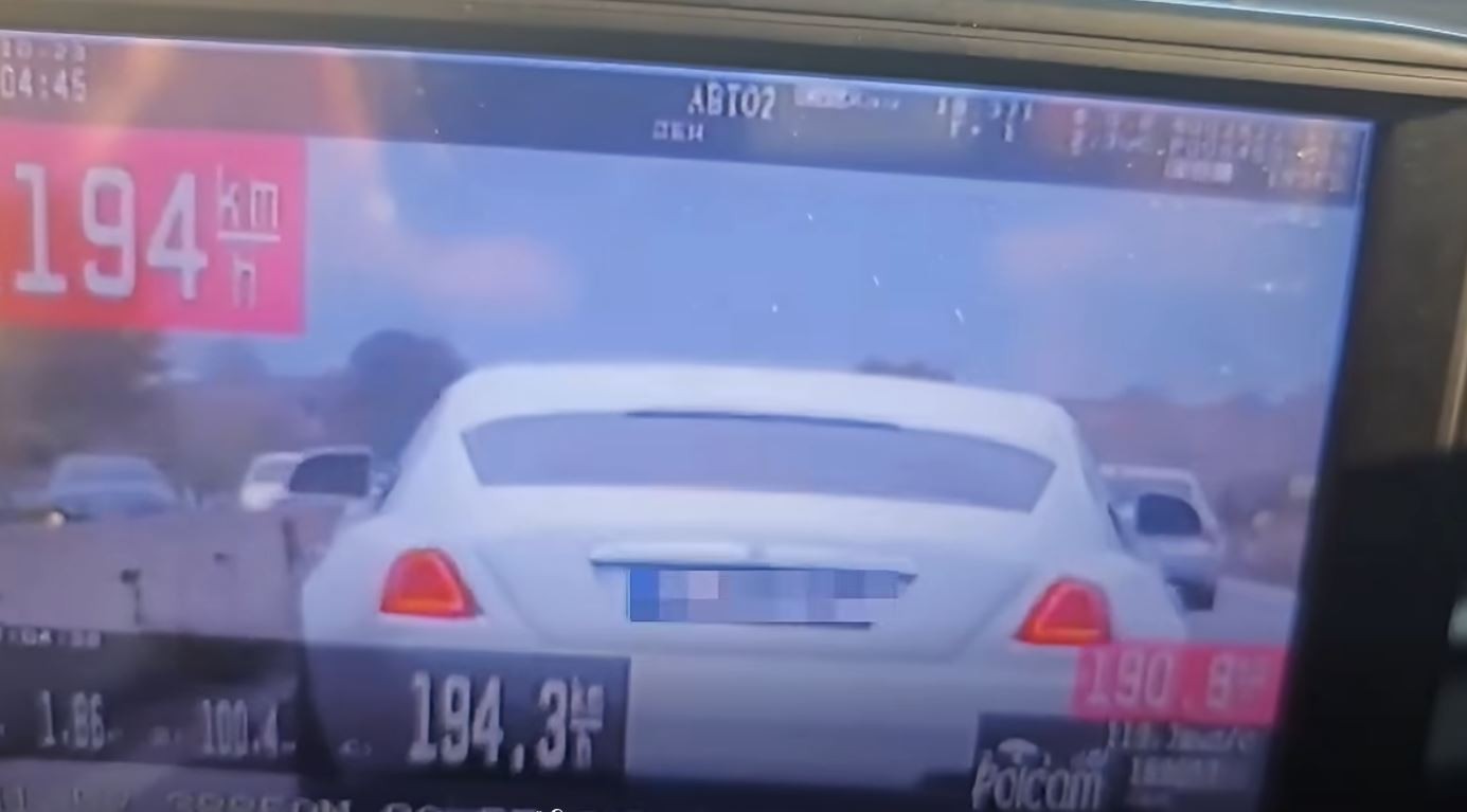 Уапсен возач на „ролс-ројс“ на автопатот Тетово – Гостивар