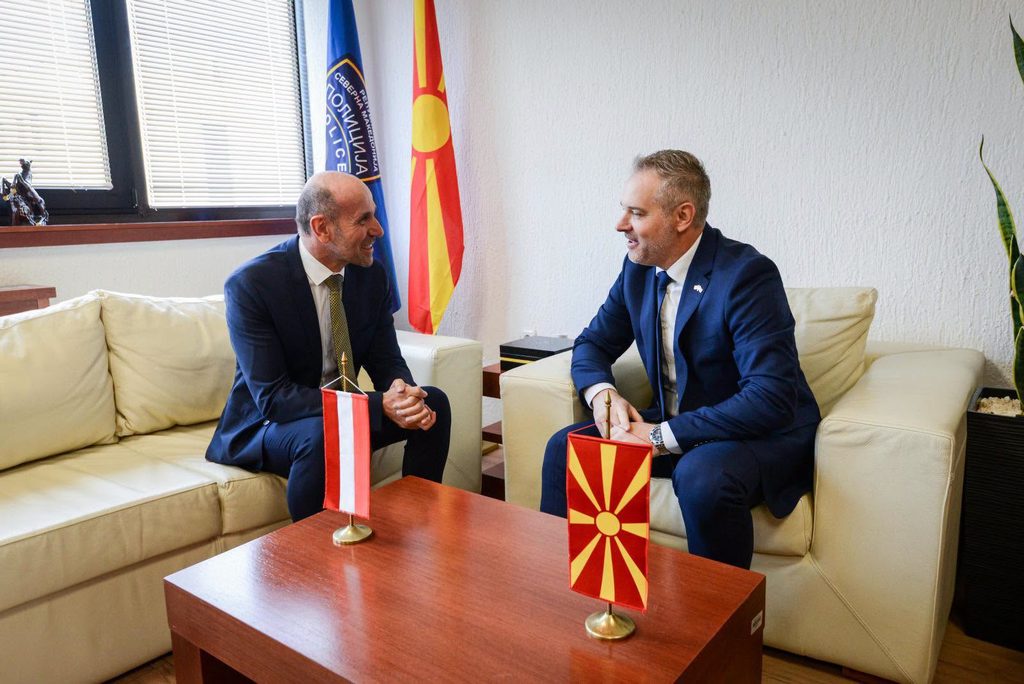 Средба на директорите за јавна безбедност на Македонија и Австрија