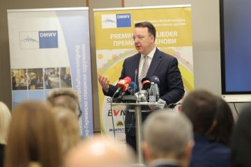 НИКОЛОСКИ ПРЕД ГЕРМАНСКИТЕ ИНВЕСТИТОРИ: Работиме на инфраструктурниот развој на државата, Германија е трговски партнер број еден на Македонија