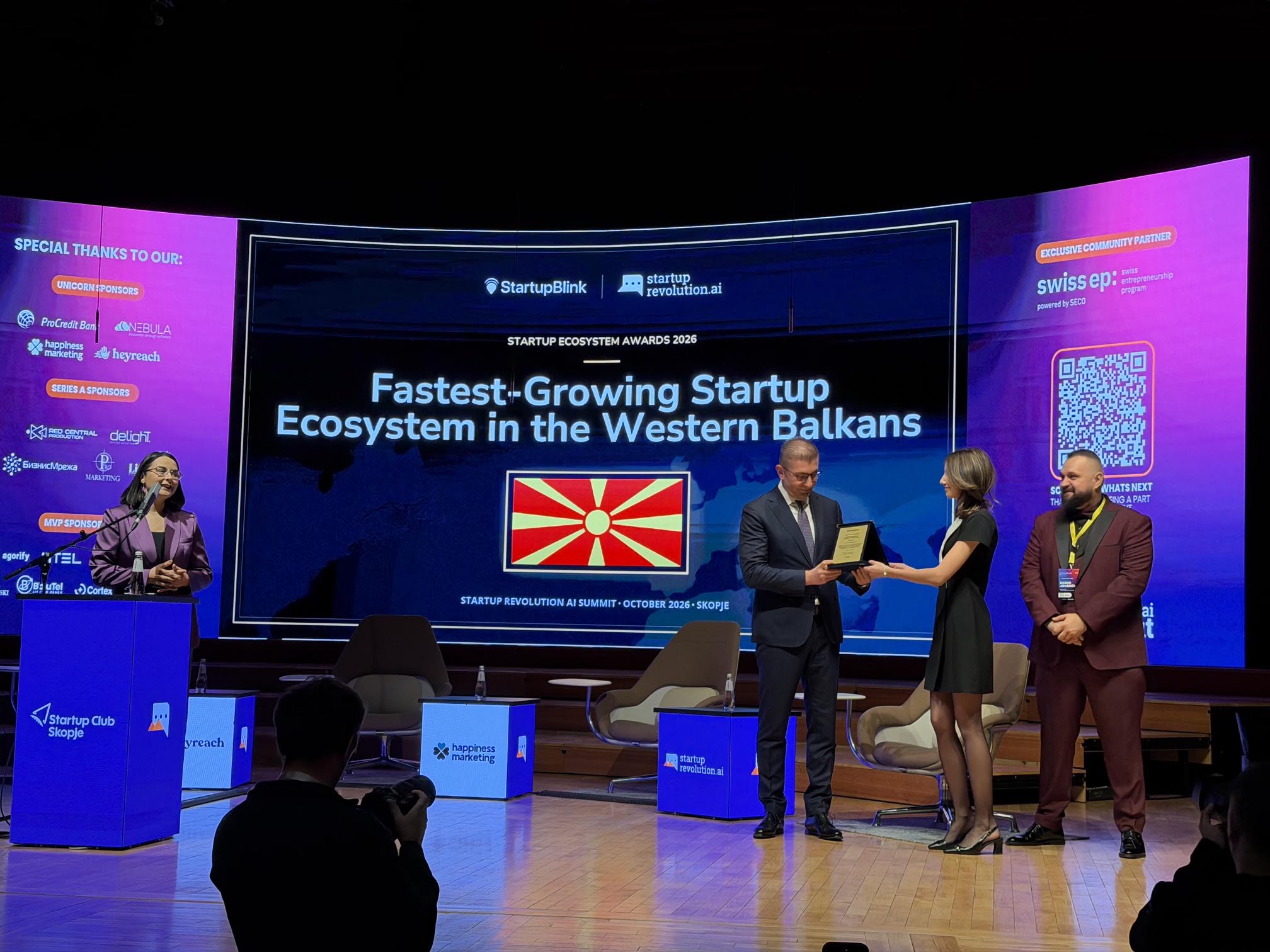 AI, стартапи и инвестиции во центарот на Скопје: Започна Startup Revolution AI Summit 2026