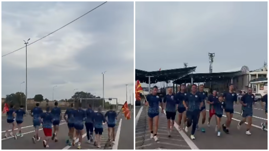 ВИДЕО: Маратонците тргнаа за Тоше: Пристигнаа на Табановце, продолжуваат кон Крушево