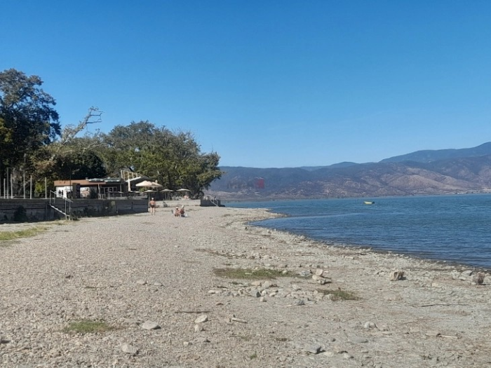 Сушното лето повторно го намали водостојот на Дојранското Езеро