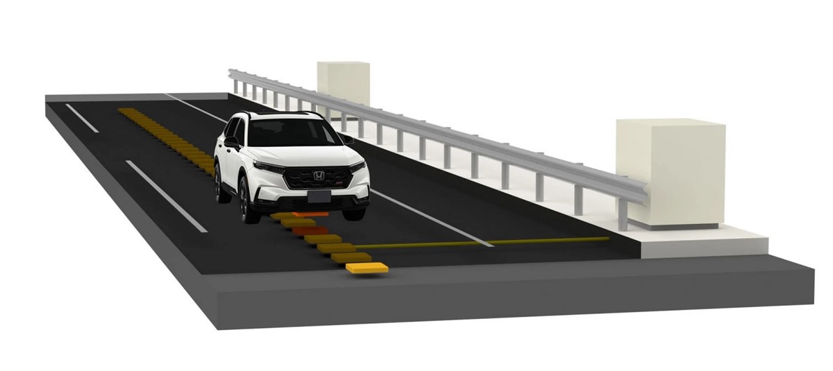 Honda развива технологија за безжично полнење на електрични возила за време на возењето