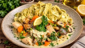 (Рецепт) ПИЛЕШКО ФРИКАСЕ: Кремасто, сочно и вкусно