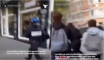 (ВИДЕО) ТЕНЗИИ И НАСИЛСТВО ВО ПАРИЗ: Демонстранти брутално претепаа полицајка на протест
