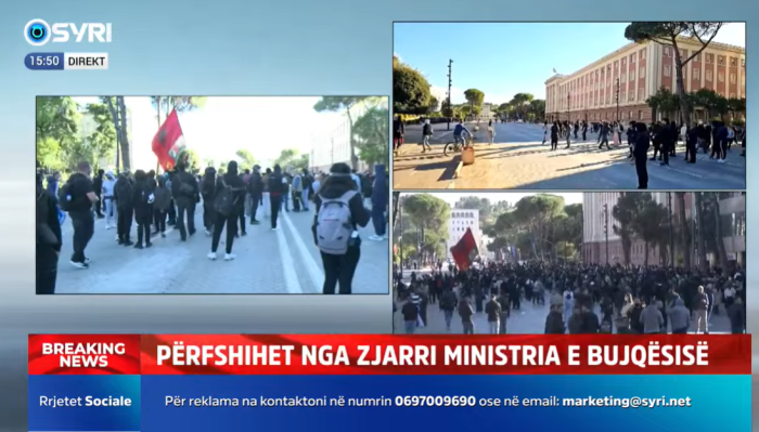 ПРОТЕСТИ ВО АЛБАНИЈА: Професорите ги поддржаа студентите, Рама ги обвини опозицијата и странски фактори за „хибридна војна“