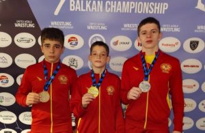 Македонските борачи освоија три медали на Балканското првенство за У-15